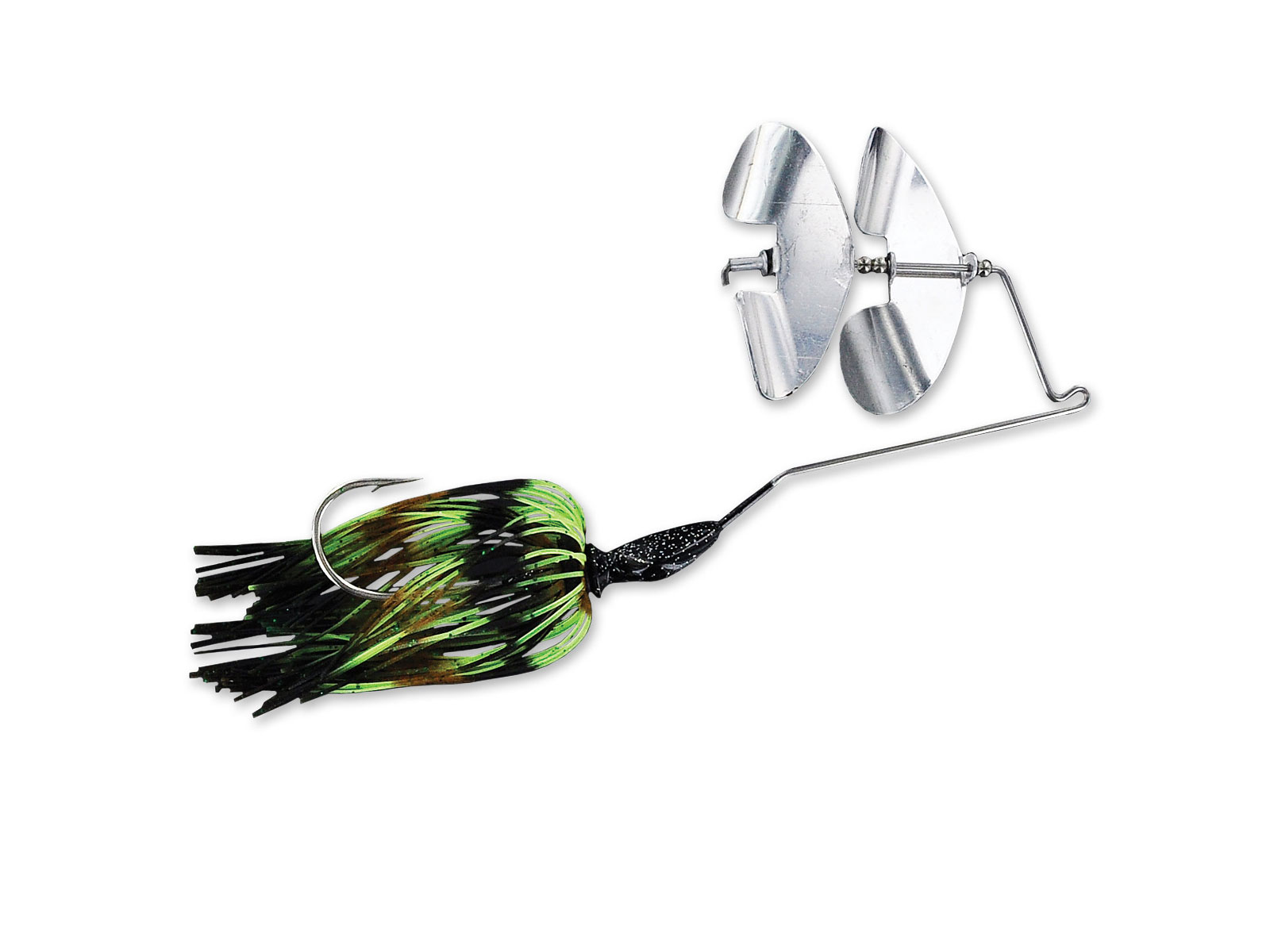 Double Blade Buzzbait Pepper Custom Baits 